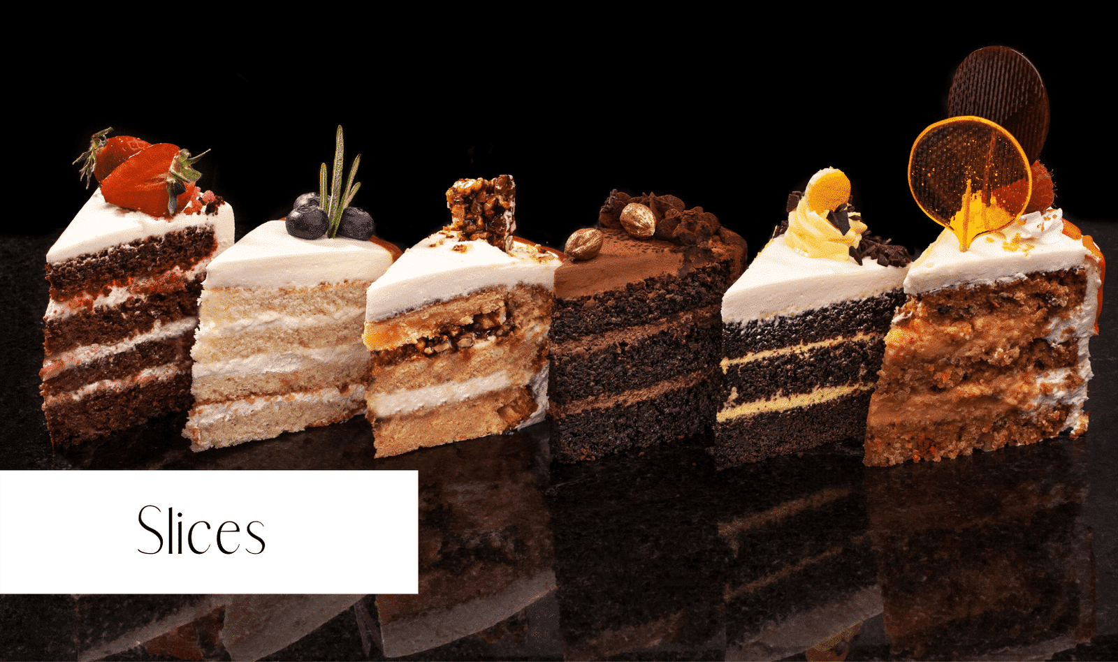 Slices of cake slice of cake delivery Melbourne