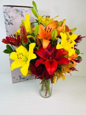 lilies flower arrangement melbourne
