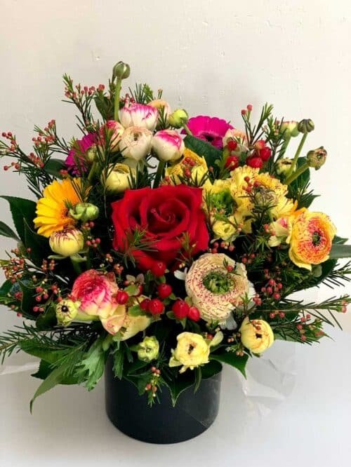 beautiful vase flower arrangement